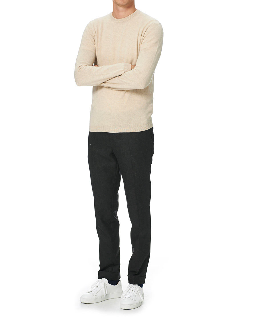 Hombres | Jerséis y prendas de punto | People's Republic of Cashmere | Cashmere Roundneck Oatmilk
