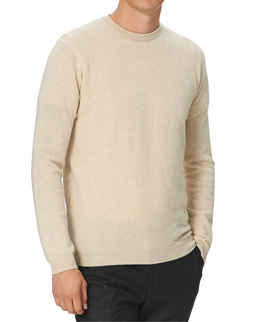Hombres | Jerséis y prendas de punto | People's Republic of Cashmere | Cashmere Roundneck Oatmilk