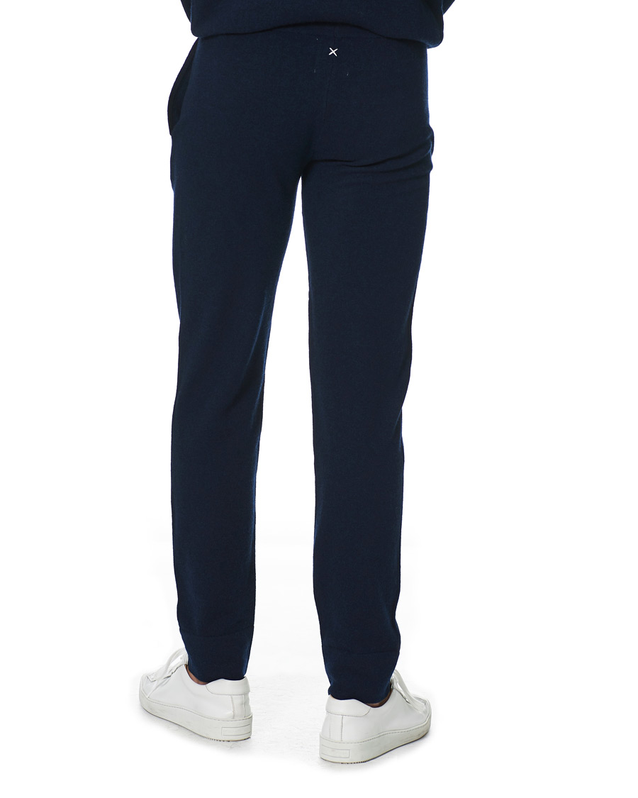 Hombres | Pantalones | People's Republic of Cashmere | Cashmere Sweatpants Navy