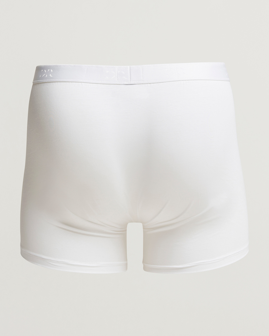 Hombres | Loungewear | Derek Rose | Pima Cotton Stretch Brief White
