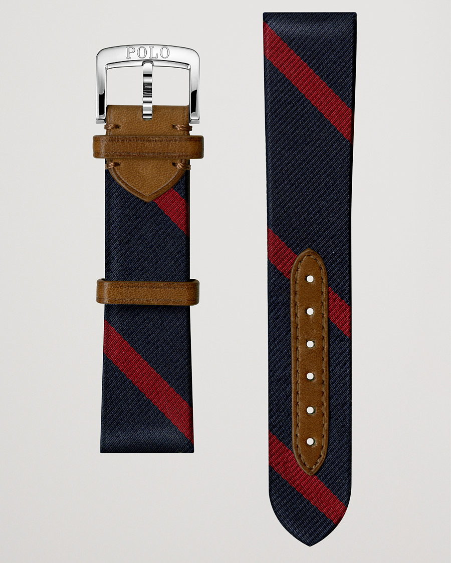 Hombres | Polo Ralph Lauren Sporting Silk Strap Navy/Red | Polo Ralph Lauren | Sporting Silk Strap Navy/Red