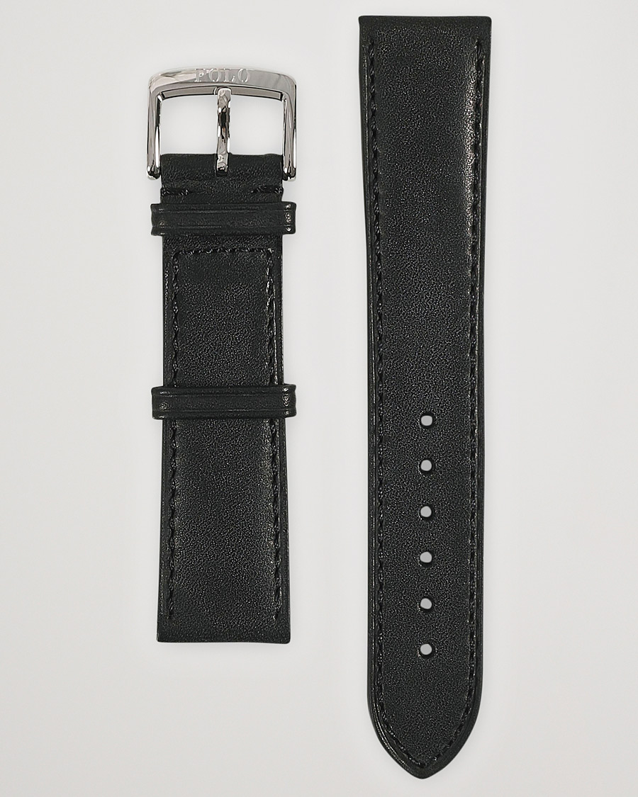 Hombres | Correas de reloj | Polo Ralph Lauren | Sporting Leather Strap Black