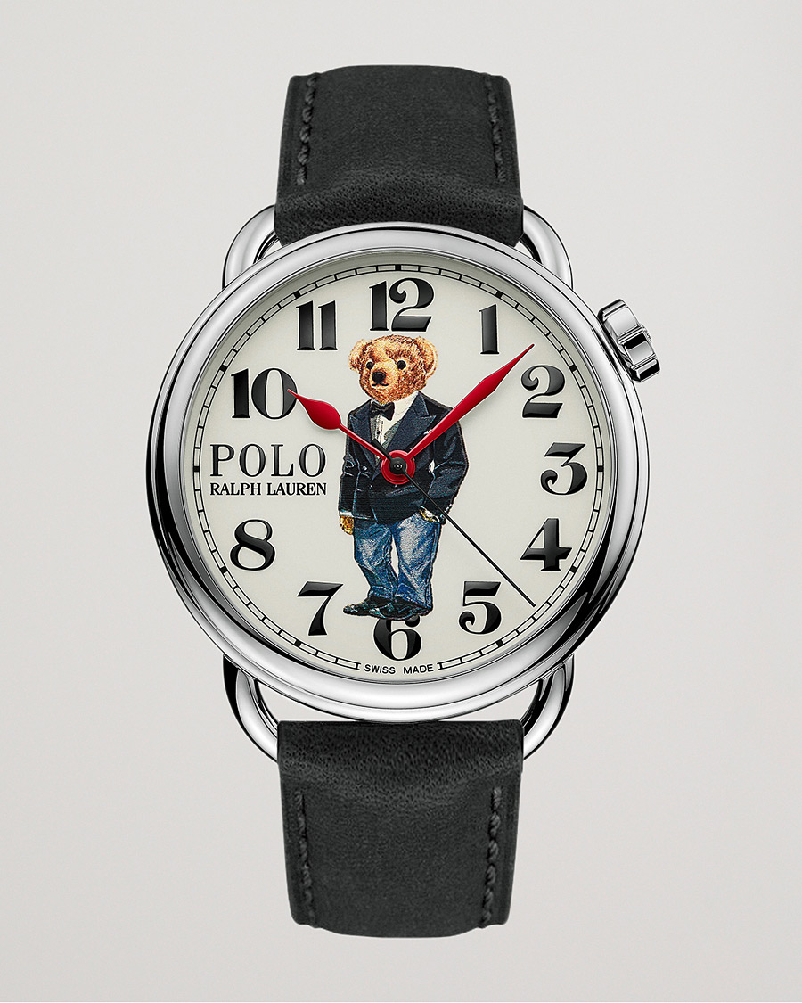 Hombres | Polo Ralph Lauren 42mm Automatic Denim Tux Bear White Dial | Polo Ralph Lauren | 42mm Automatic Denim Tux Bear White Dial