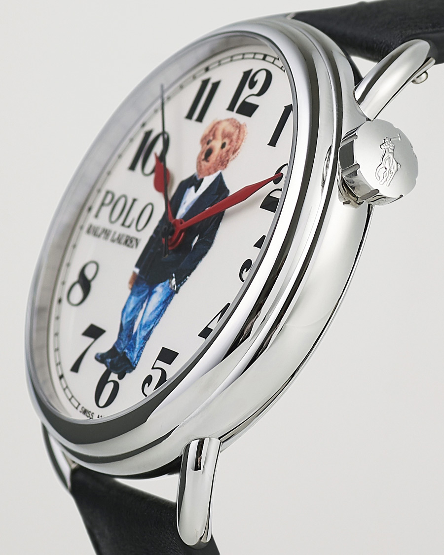 Hombres | Polo Ralph Lauren 42mm Automatic Denim Tux Bear White Dial | Polo Ralph Lauren | 42mm Automatic Denim Tux Bear White Dial