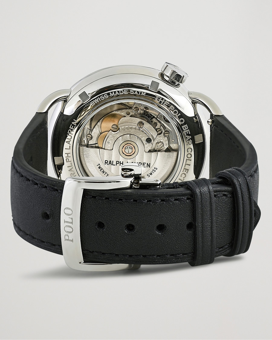 Hombres | Polo Ralph Lauren 42mm Automatic Denim Tux Bear White Dial | Polo Ralph Lauren | 42mm Automatic Denim Tux Bear White Dial