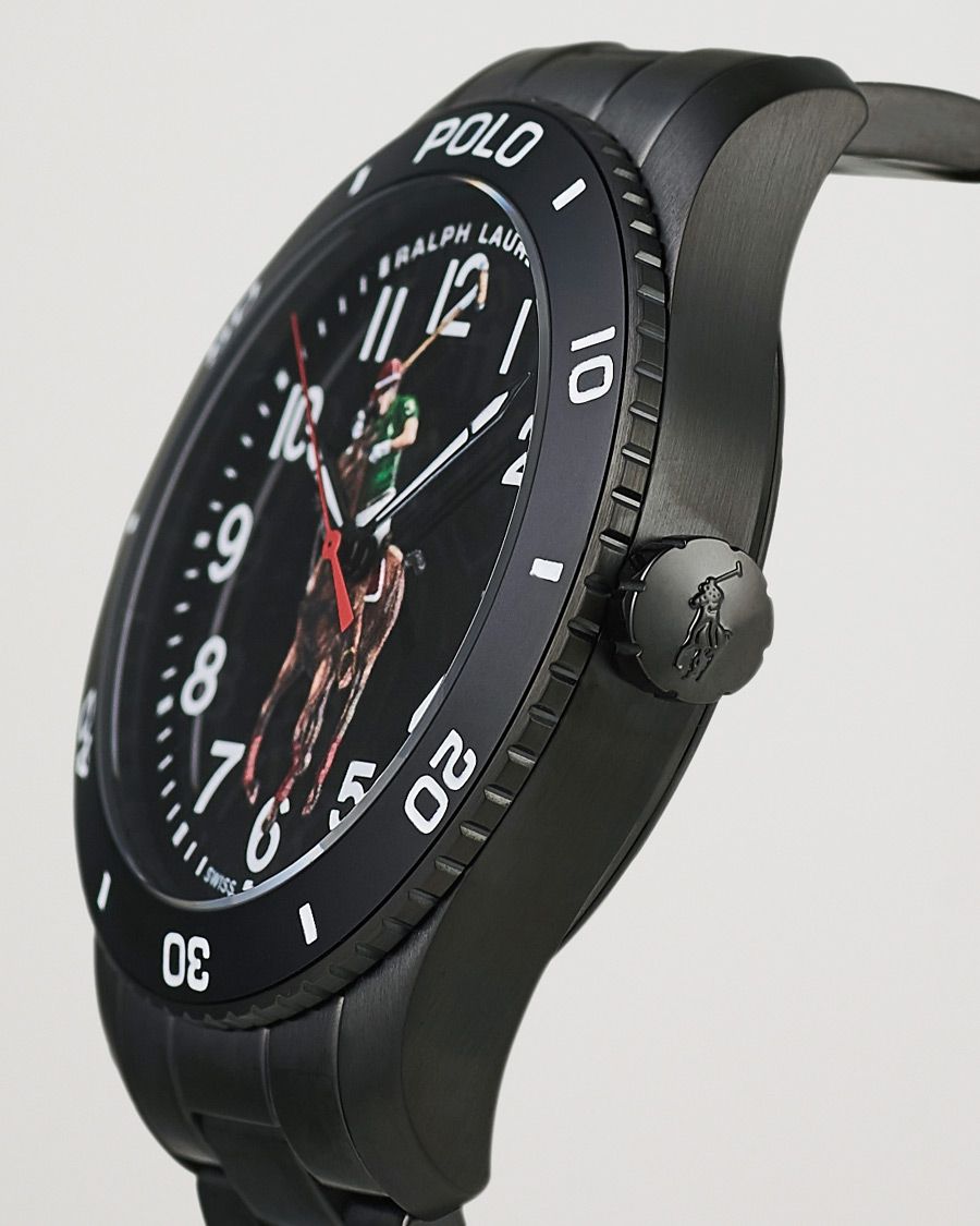 Hombres | Polo Ralph Lauren 42mm Automatic Pony Player Black Dial | Polo Ralph Lauren | 42mm Automatic Pony Player Black Dial