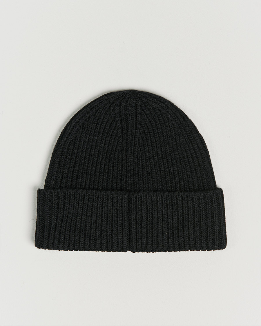 Hombres | NN07 Bob Logo Beanie Black | NN07 | Bob Logo Beanie Black