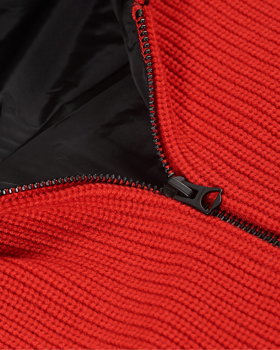 Hombres | Abrigos y chaquetas | J.Lindeberg | Bob Merino Wool Knitted Jacket Black