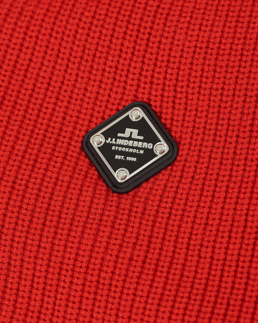 Hombres | Abrigos y chaquetas | J.Lindeberg | Bob Merino Wool Knitted Jacket Black