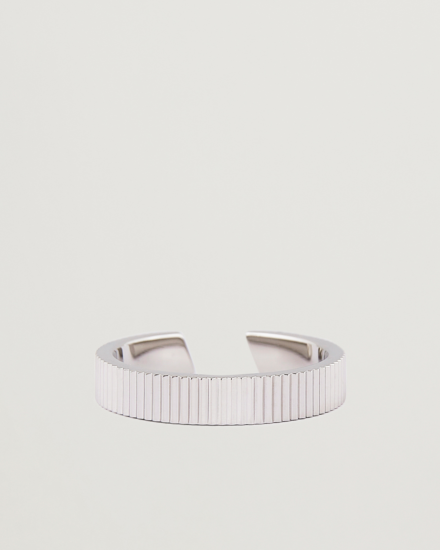 Hombres | Skultuna Ribbed Ring Steel | Skultuna | Ribbed Ring Steel