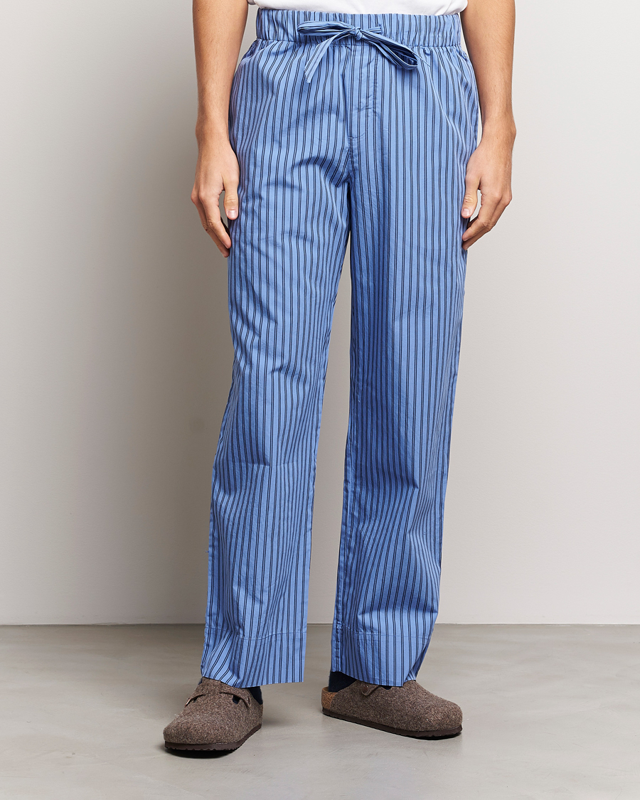 Hombres | Pijamas | Tekla | Poplin Pyjama Pants Boro Stripes