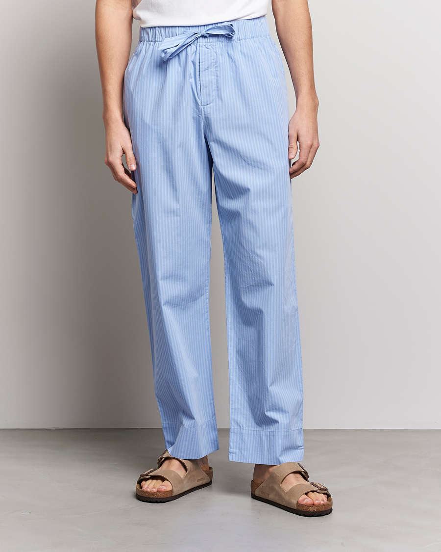 Hombres | Pijamas | Tekla | Poplin Pyjama Pants Pin Stripes