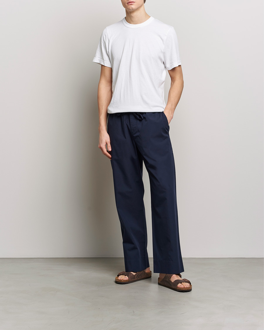Hombres | Pijamas y batas | Tekla | Poplin Pyjama Pants True Navy