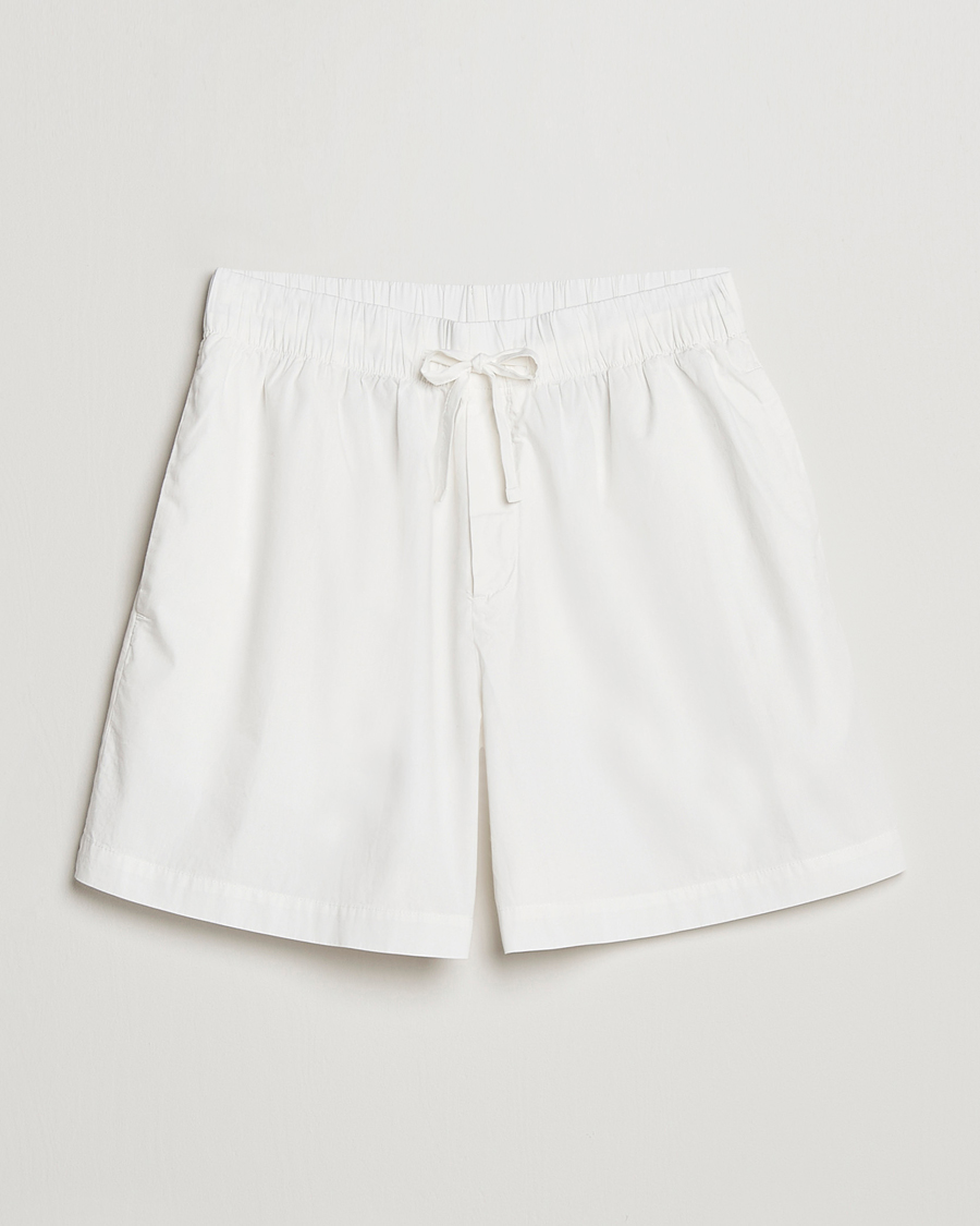 Hombres | Tekla Poplin Pyjama Shorts Alabaster White | Tekla | Poplin Pyjama Shorts Alabaster White