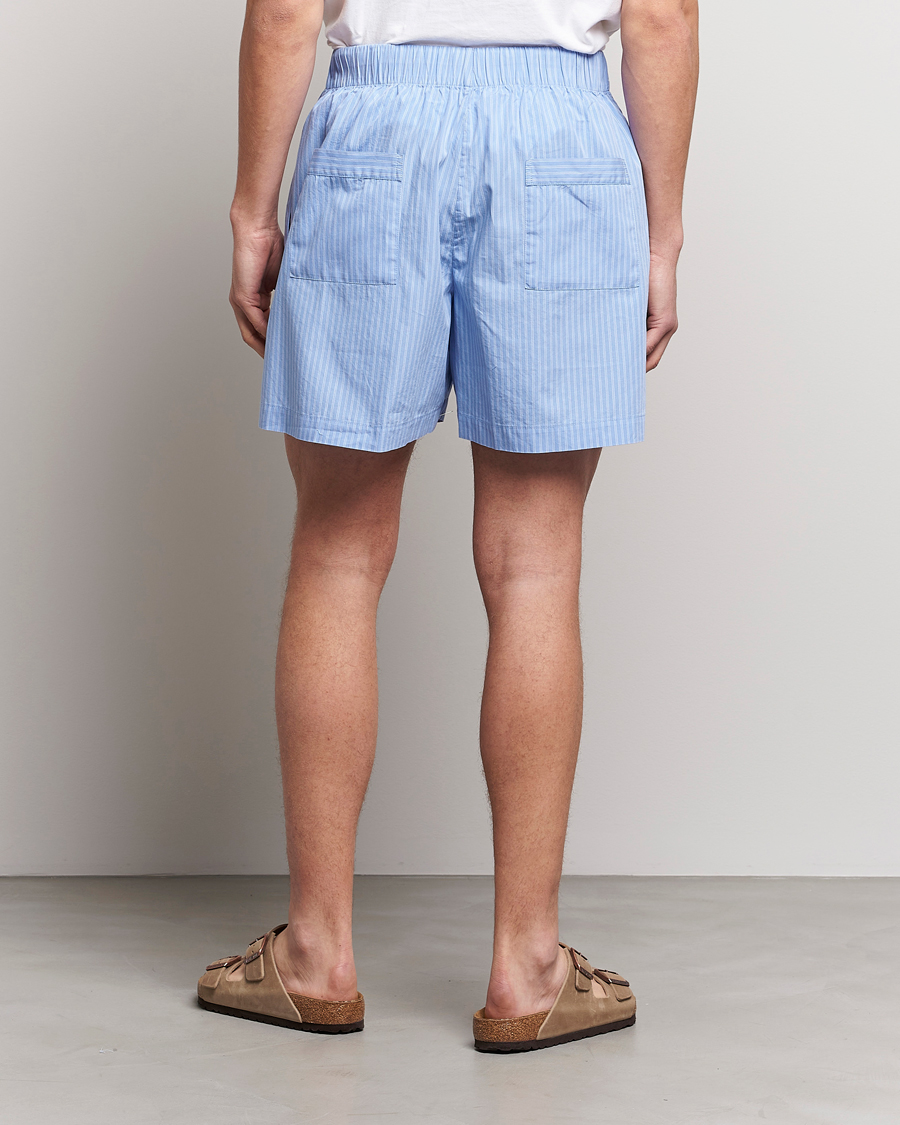 Hombres | Pijamas y batas | Tekla | Poplin Pyjama Shorts Pin Stripes