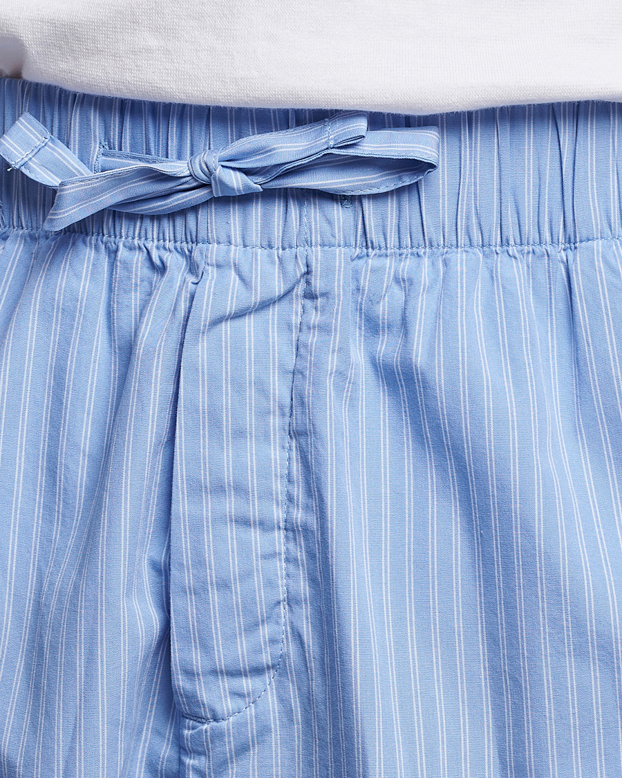 Hombres | Pijamas y batas | Tekla | Poplin Pyjama Shorts Pin Stripes