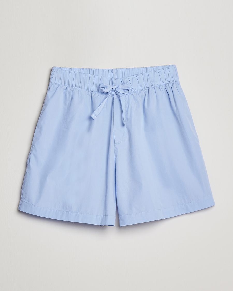 Hombres | Tekla Poplin Pyjama Shorts Light Blue | Tekla | Poplin Pyjama Shorts Light Blue