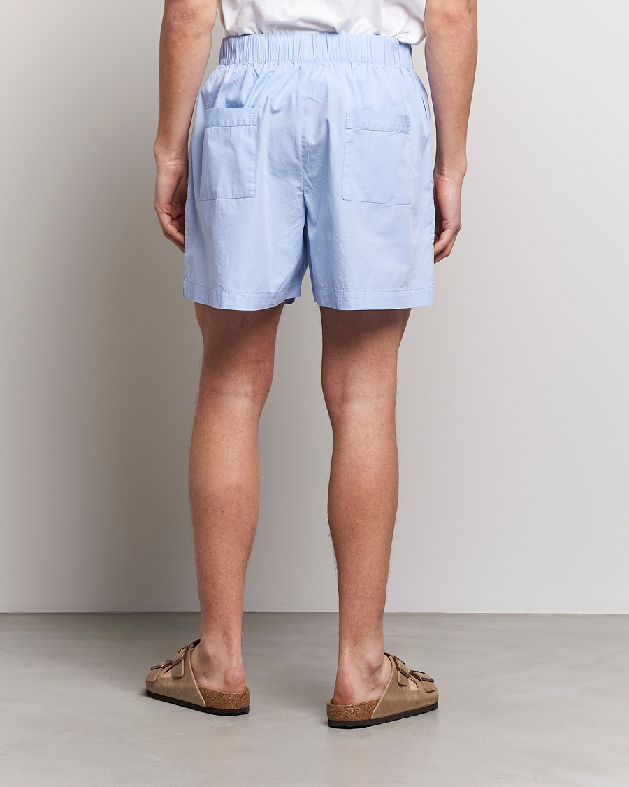 Hombres | Tekla Poplin Pyjama Shorts Light Blue | Tekla | Poplin Pyjama Shorts Light Blue