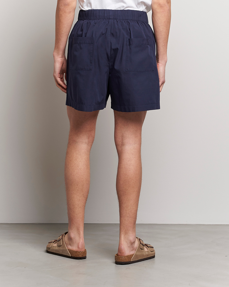 Hombres | Pijamas y batas | Tekla | Poplin Pyjama Shorts True Navy