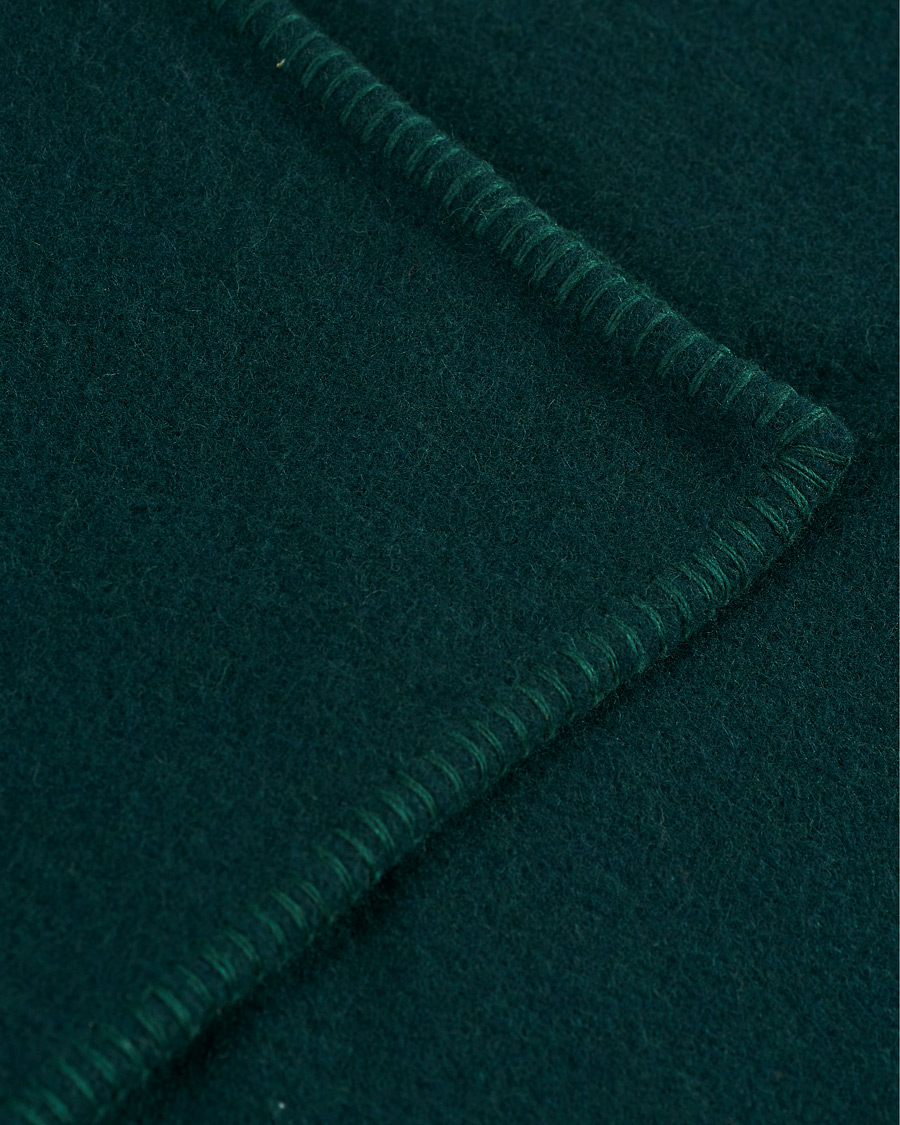 Hombres | Tekla Pure New Wool Blanket Dark Green | Tekla | Pure New Wool Blanket Dark Green