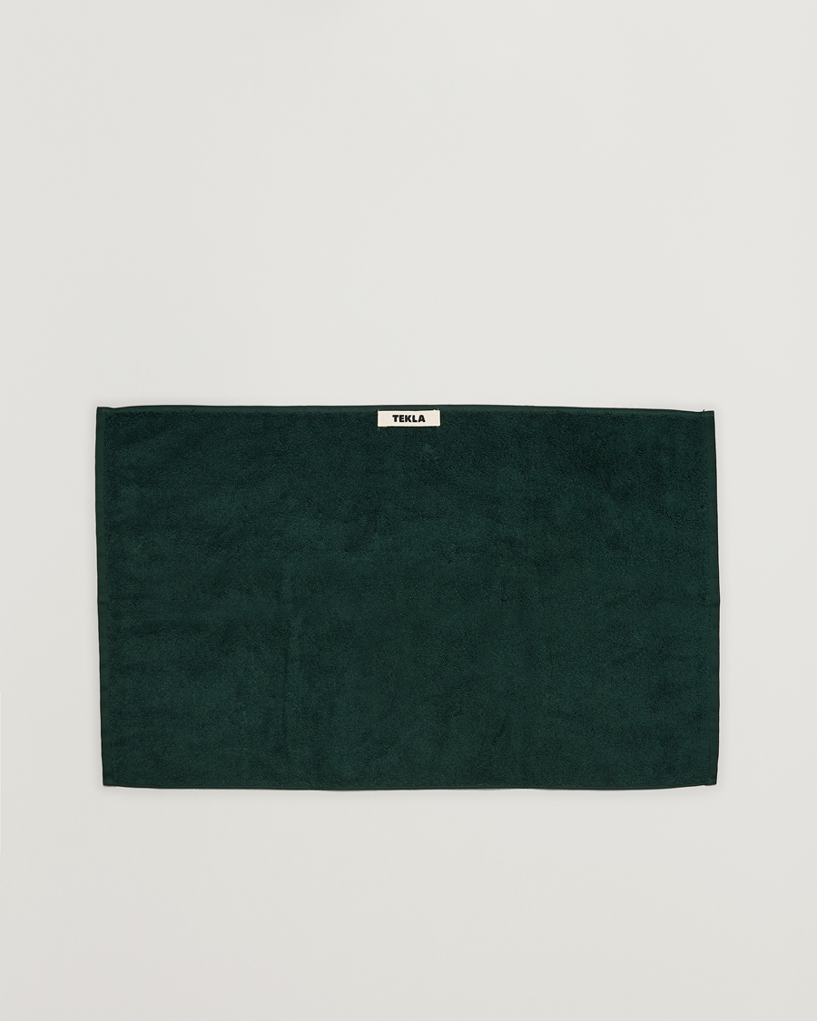 Hombres |  | Tekla | Organic Terry Hand Towel Forest Green