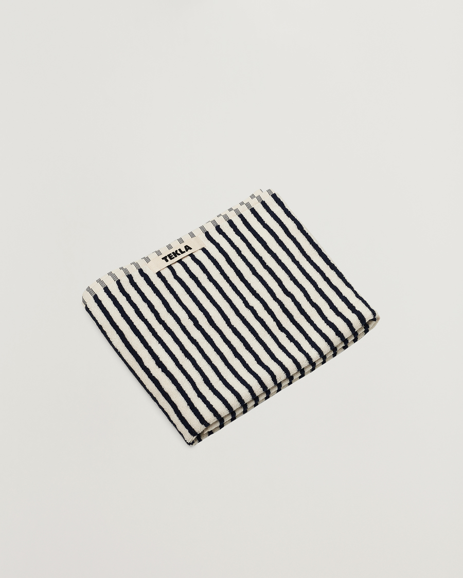 Hombres | Telas | Tekla | TeklaOrganic Terry Hand TowelSailor Stripes