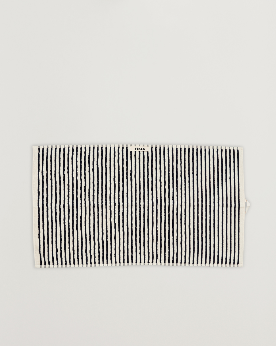 Hombres | Telas | Tekla | TeklaOrganic Terry Hand TowelSailor Stripes