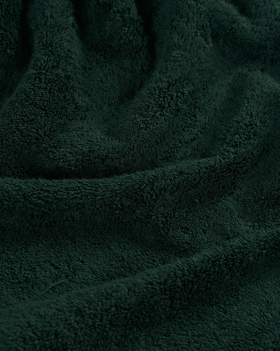 Hombres | Telas | Tekla | Organic Terry Bath Towel Forest Green