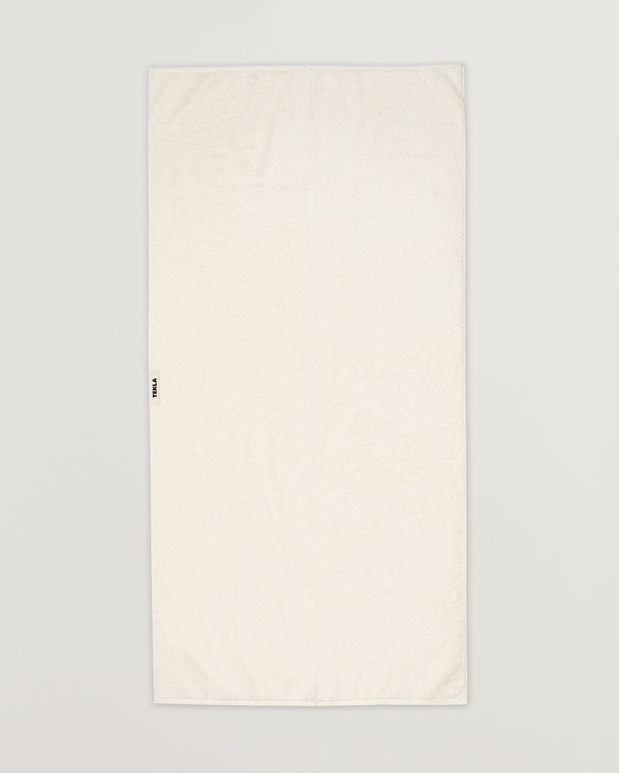 Hombres |  | Tekla | Organic Terry Bath Towel Ivory