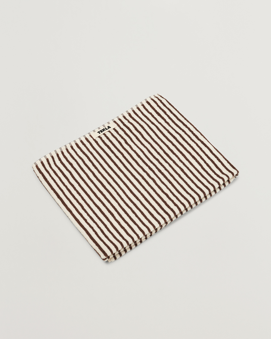 Hombres | Telas | Tekla | TeklaOrganic Terry Bath TowelKodiak Stripes