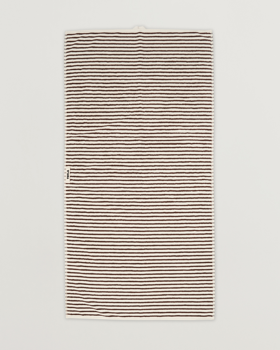 Hombres | Telas | Tekla | TeklaOrganic Terry Bath TowelKodiak Stripes