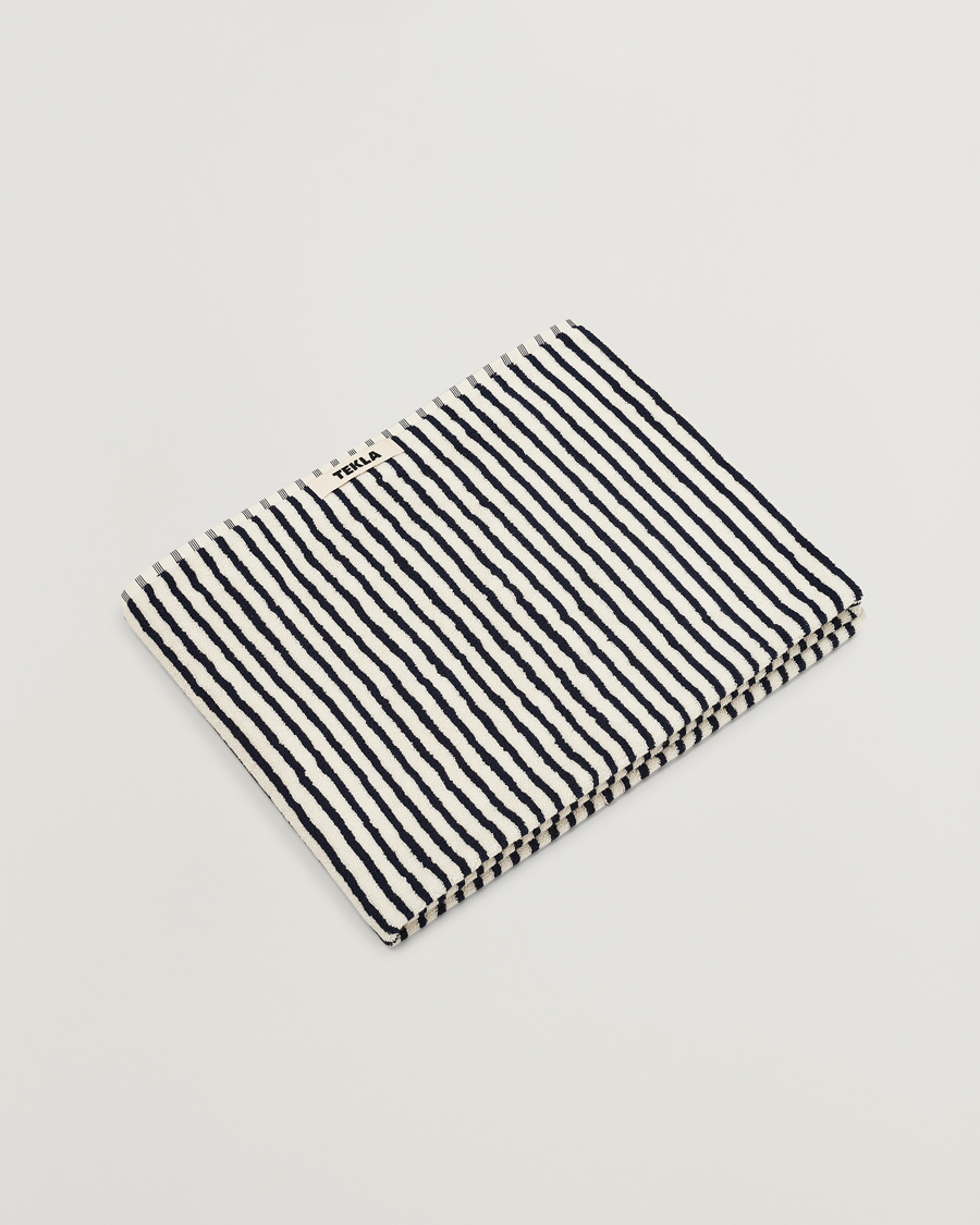 Hombres | Telas | Tekla | TeklaOrganic Terry Bath TowelSailor Stripes