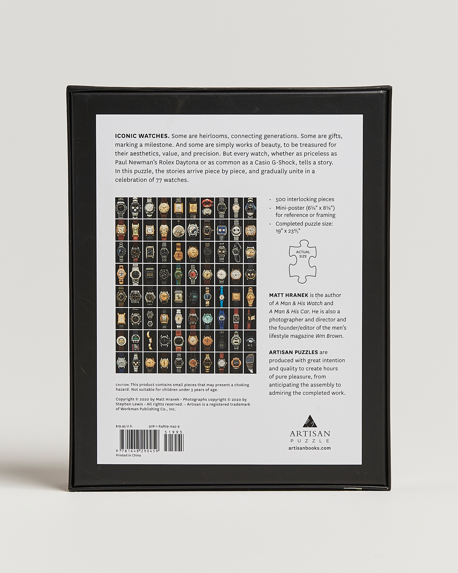 Hombres | Ideas de regalos de Navidad | New Mags | Iconic Watches 500 Pieces Puzzle