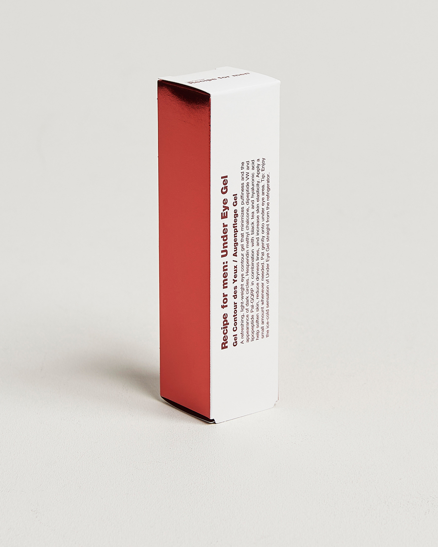Hombres | Cuidado de la piel | Recipe for men | Under Eye Gel 20ml