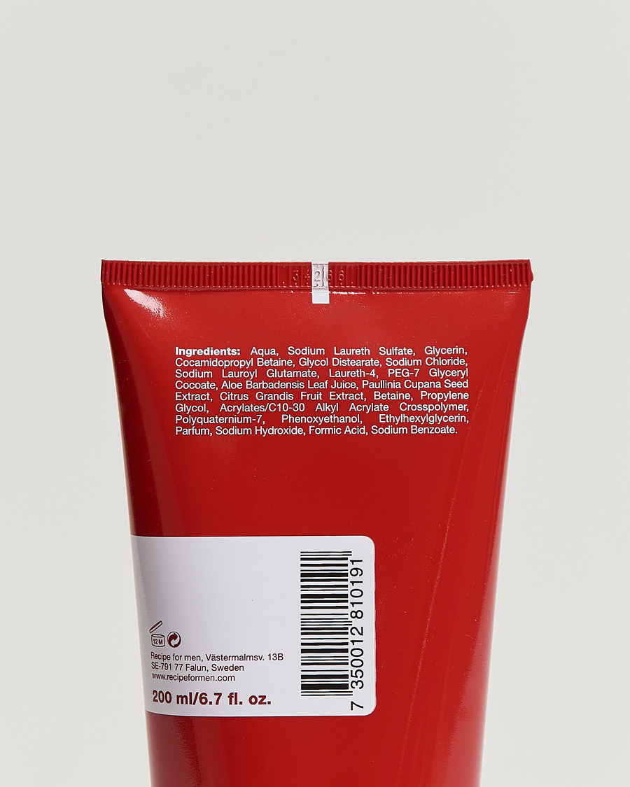 Hombres | Cuidado de la piel | Recipe for men | Ultra Clean Shower Gel 200ml