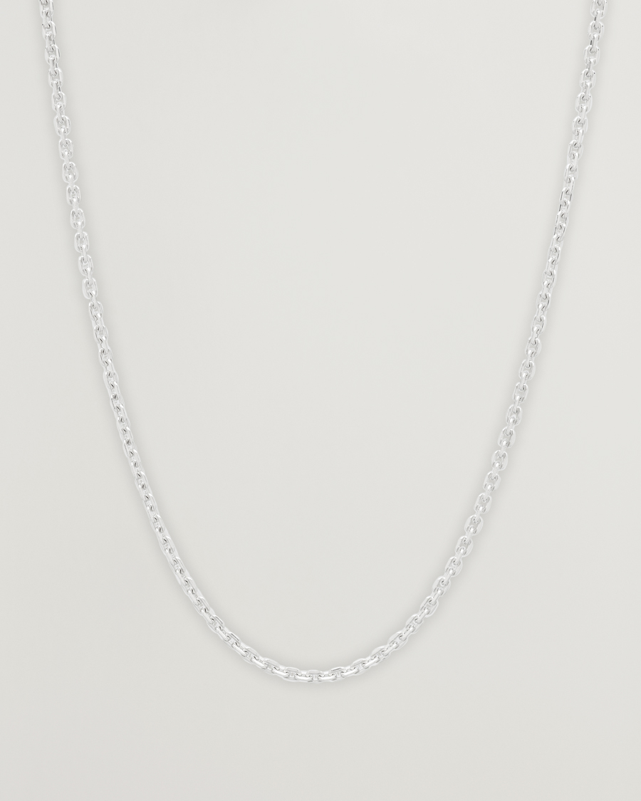 Hombres | Tom Wood Anker Chain Necklace Silver | Tom Wood | Anker Chain Necklace Silver