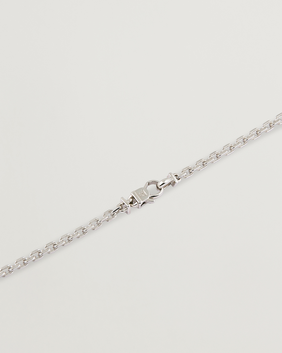 Hombres | Tom Wood Anker Chain Necklace Silver | Tom Wood | Anker Chain Necklace Silver