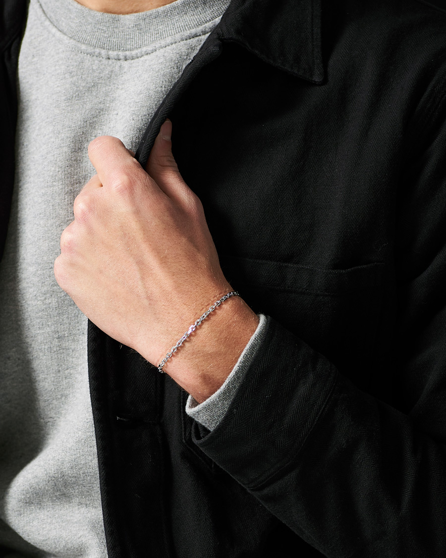 Hombres | Joyas | Tom Wood | Anker Chain Bracelet Silver