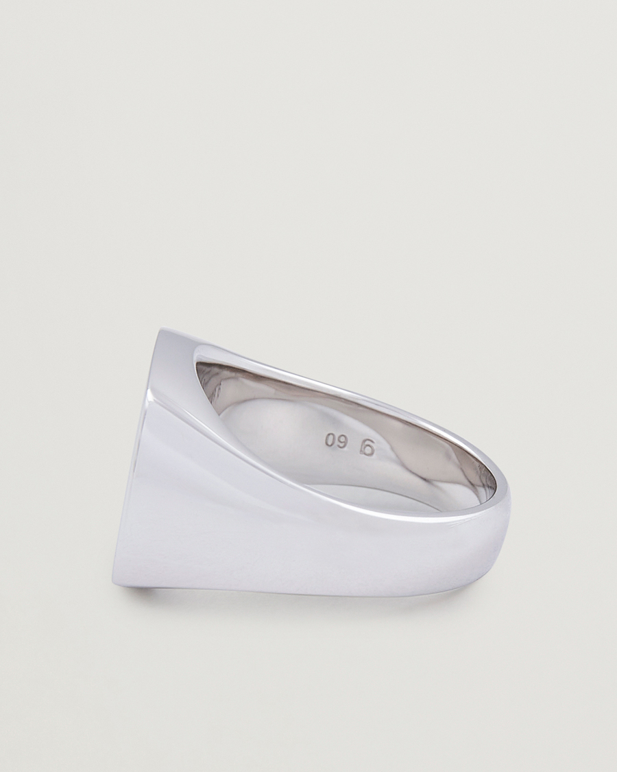 Hombres | Tom Wood Mined Ring Large Diamond Silver | Tom Wood | Mined Ring Large Diamond Silver