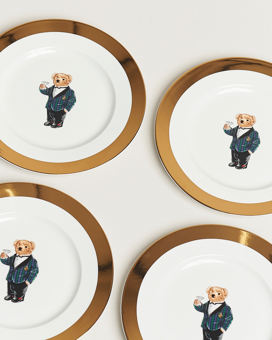 Hombres |  | Ralph Lauren Home | Thompson Polo Bear Dessert Plate Set
