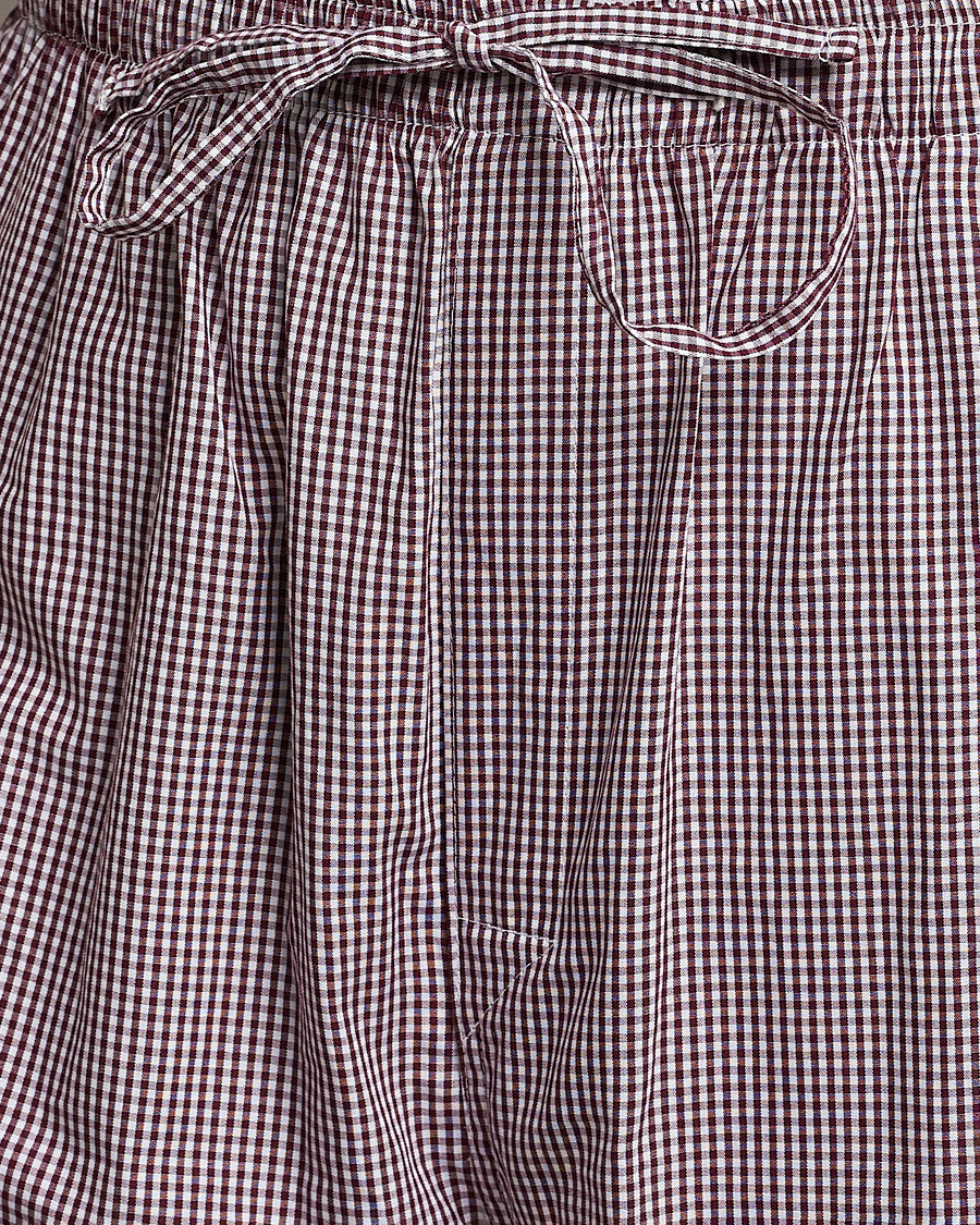 Hombres | Pijamas y batas | Nufferton | Alf Checked Pyjama Set Brown/White