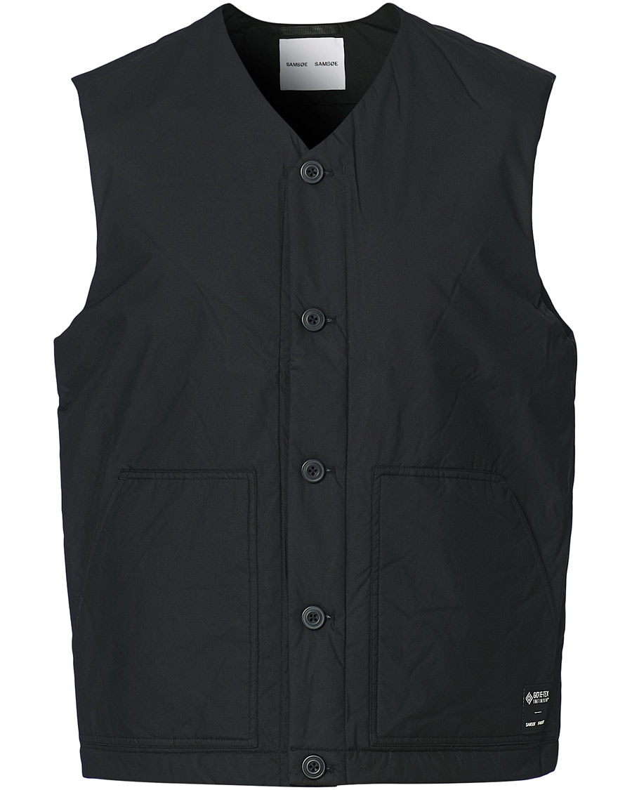 Hombres | Abrigos y chaquetas | Samsøe Samsøe | Samsøe & Samsøe Tom Gore-Tex Vest Black