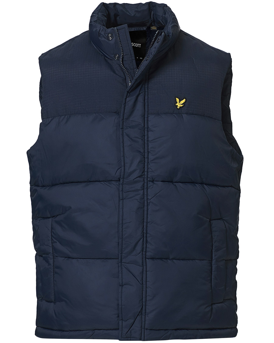 Hombres | Abrigos y chaquetas | Lyle & Scott | Wadded Gilet Vest Dark Navy