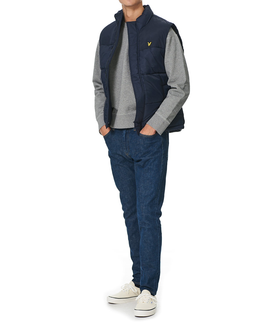 Hombres | Abrigos y chaquetas | Lyle & Scott | Wadded Gilet Vest Dark Navy