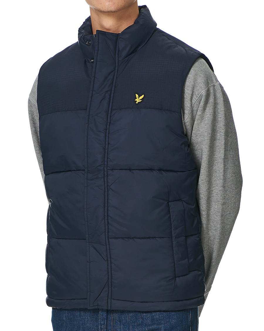 Hombres | Abrigos y chaquetas | Lyle & Scott | Wadded Gilet Vest Dark Navy