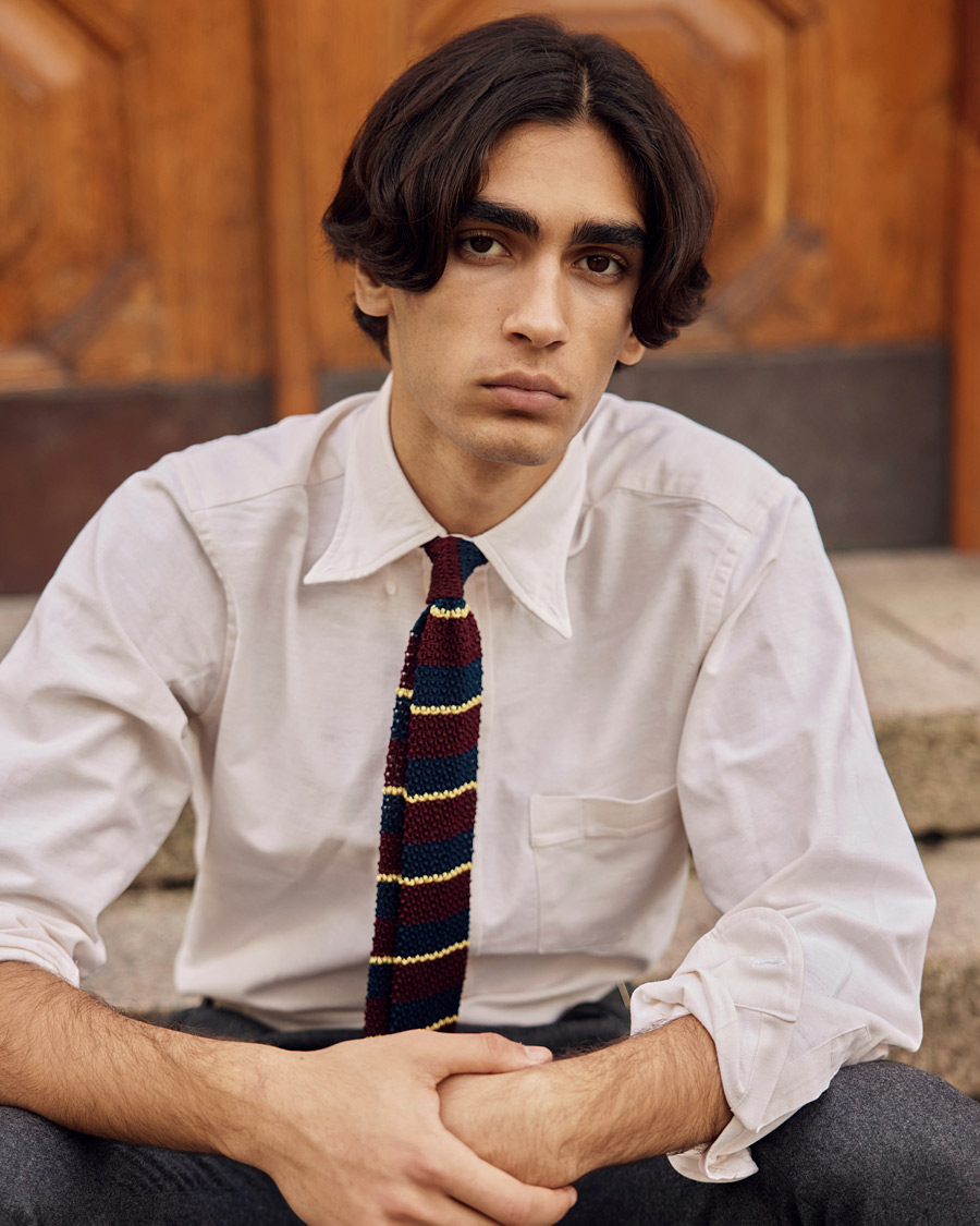 Hombres | Camisas | Drake's | Button Down Oxford Shirt Cream