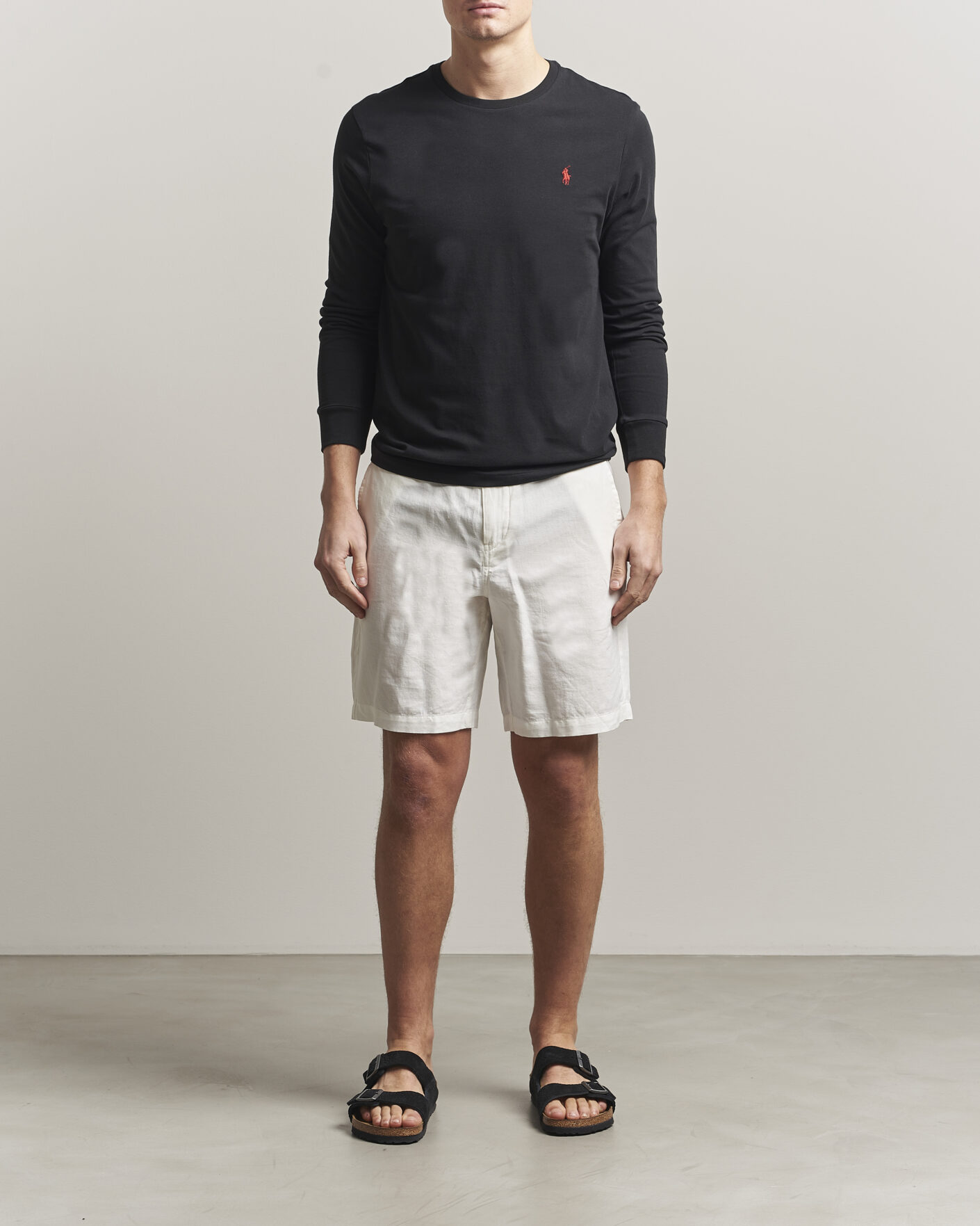 Hombres | Camisetas | Polo Ralph Lauren | Long Sleeve Crew Neck Tee Polo Black