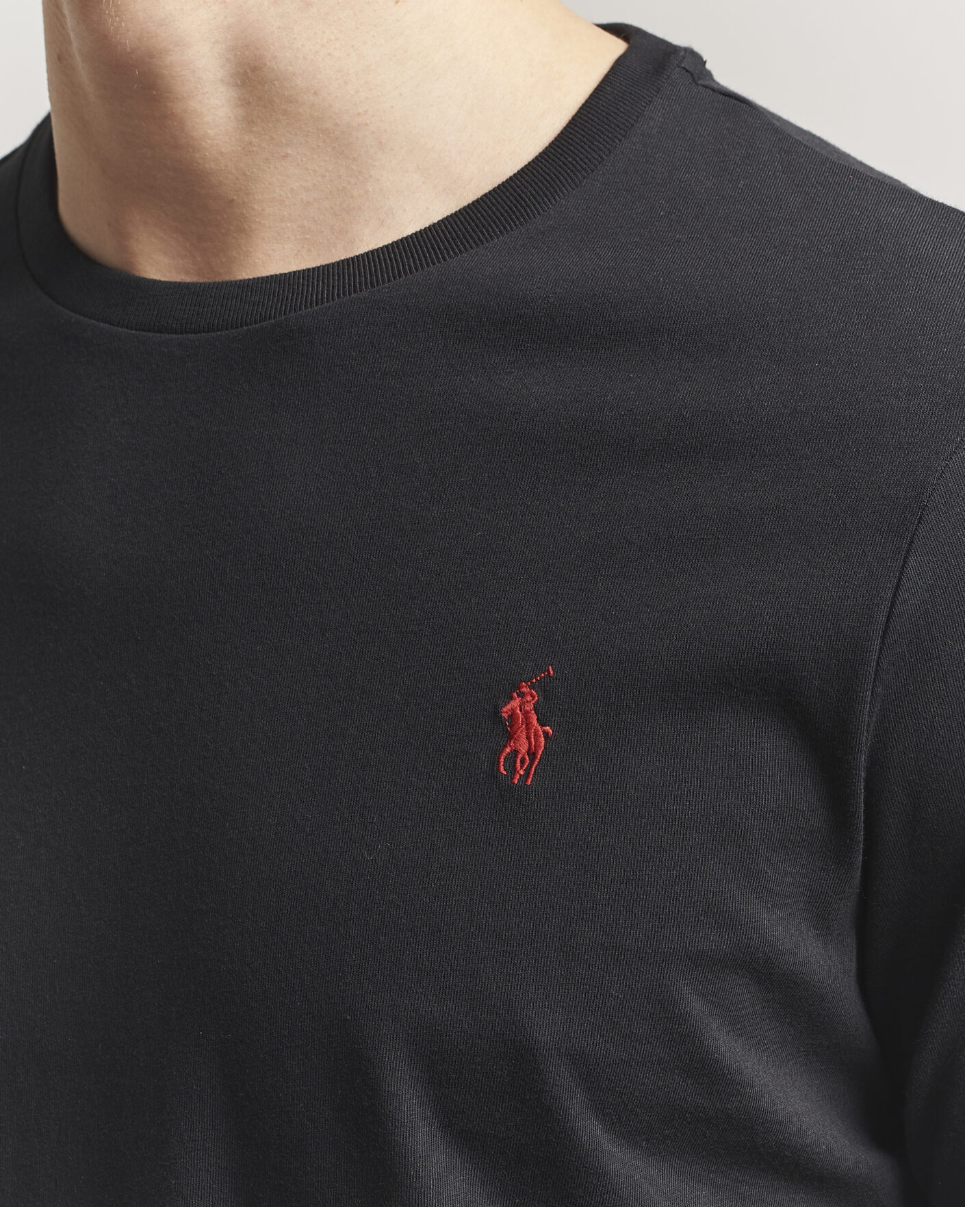 Hombres | Camisetas | Polo Ralph Lauren | Long Sleeve Crew Neck Tee Polo Black