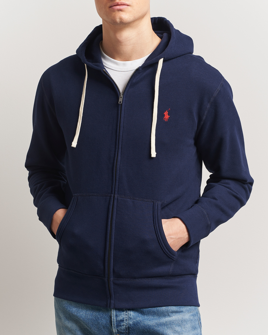 Hombres | Jerséis y prendas de punto | Polo Ralph Lauren | Fleece Full Zip Hoodie Cruise Navy