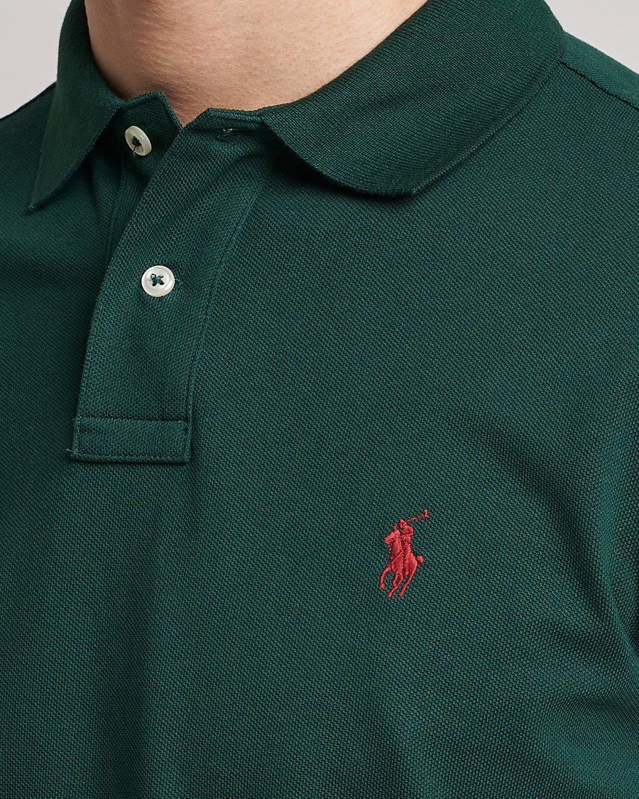 Hombres | Polos | Polo Ralph Lauren | Custom Slim Fit Polo College Green